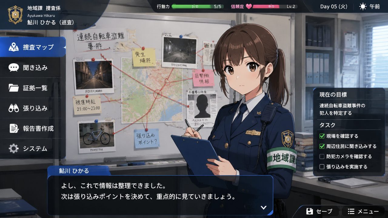极道无赖EX 女警鮎川光 路线选择 资料图 3